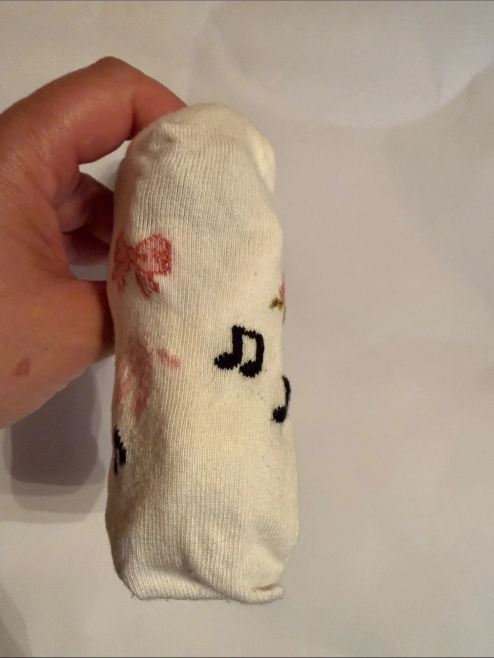 Royal Ballet London Gift Shop Children’s Socks Ballet Motifs Pink White